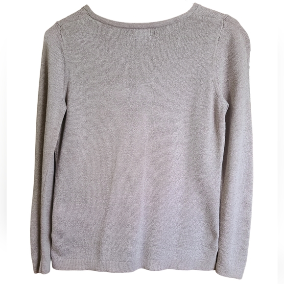 Women's Size SP Old Navy Fuchsia, Gray, Tan V-Neck Long Sleeve Sweater Bundle - Picture 7 of 15